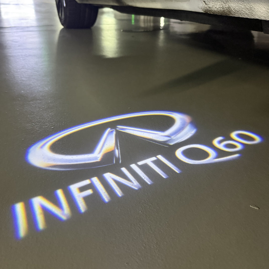 LUCI PROIETTORI LOGO INFINITI QX56 Nr.74 (quantità 1 = 1 set / 2 luci porta)