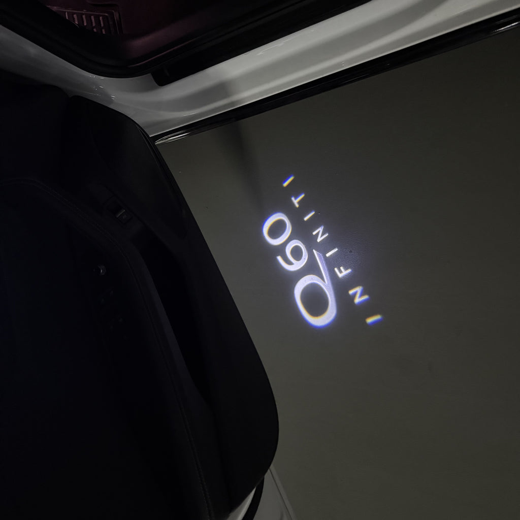 LUCI PROIETTORI LOGO INFINITI QX56 Nr.74 (quantità 1 = 1 set / 2 luci porta)