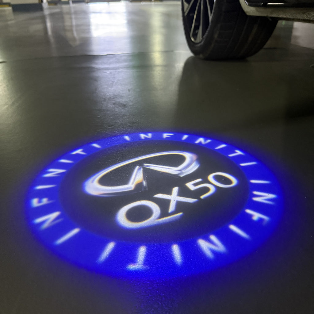 LUCI PROIETTORI LOGO INFINITI QX56 Nr.74 (quantità 1 = 1 set / 2 luci porta)