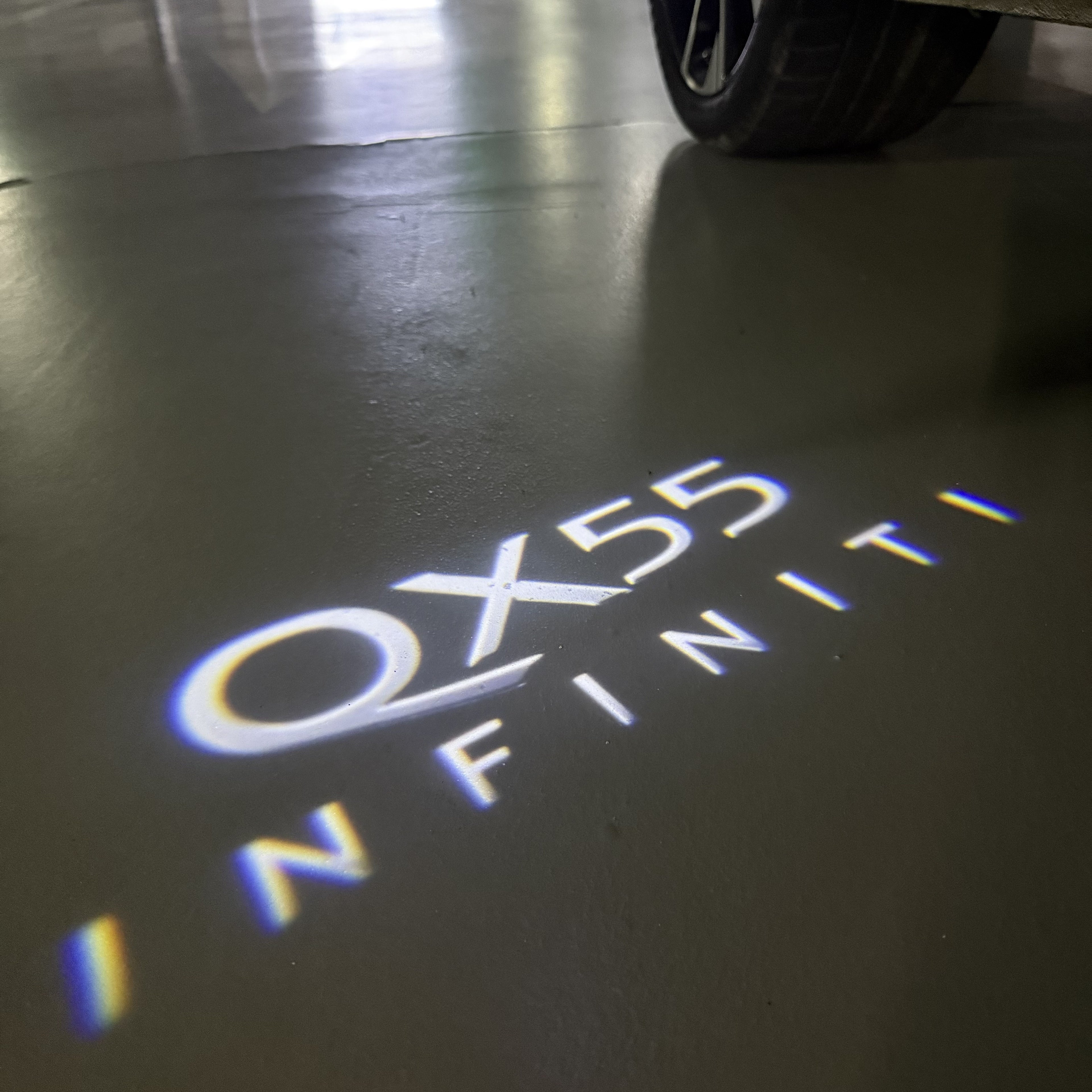 INFINITI  QX55 LOGO PROJECROTR LIGHTS  (quantity 1 = 1 sets/2 door lights)Nr.74A12