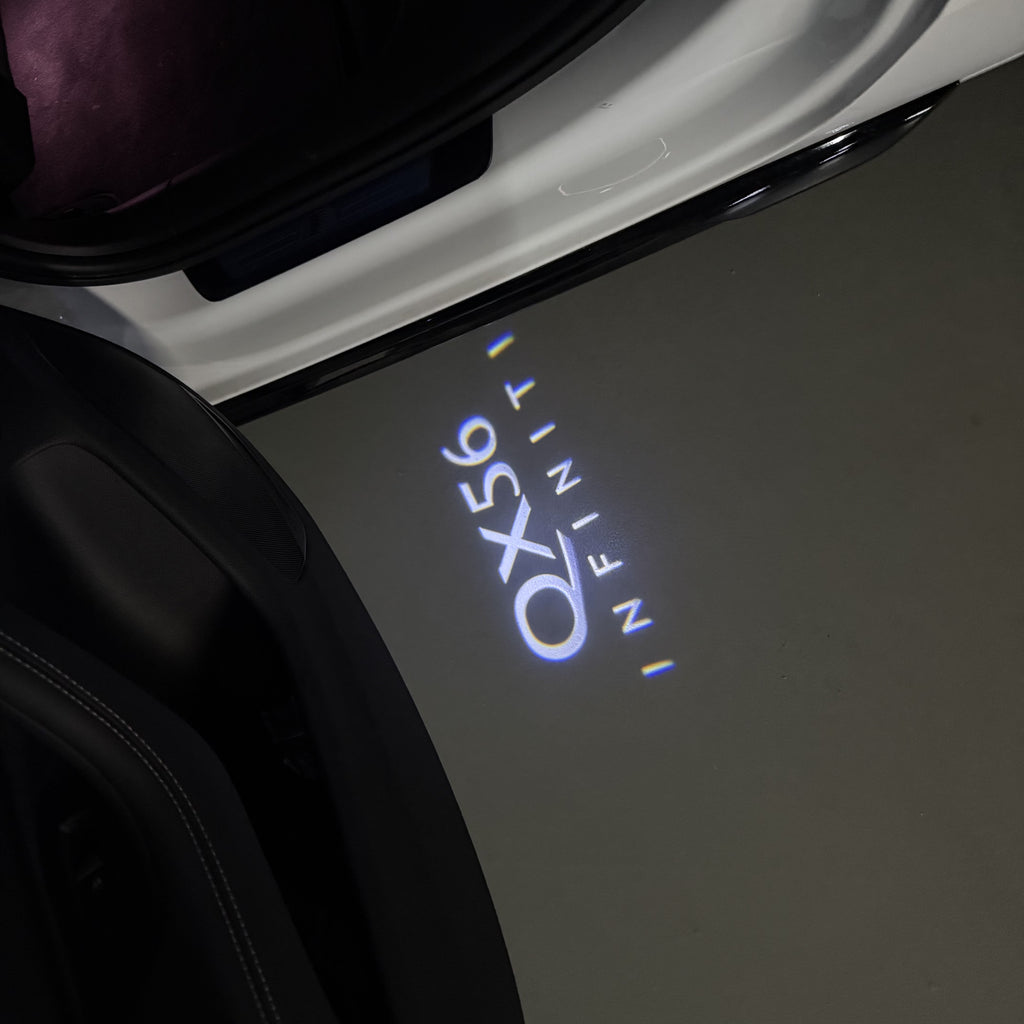 INFINTI QX56 LOGO PROJECROTR LIGHTS Nr.74 (Menge 1 = 1 Sets/2 Türleuchten)