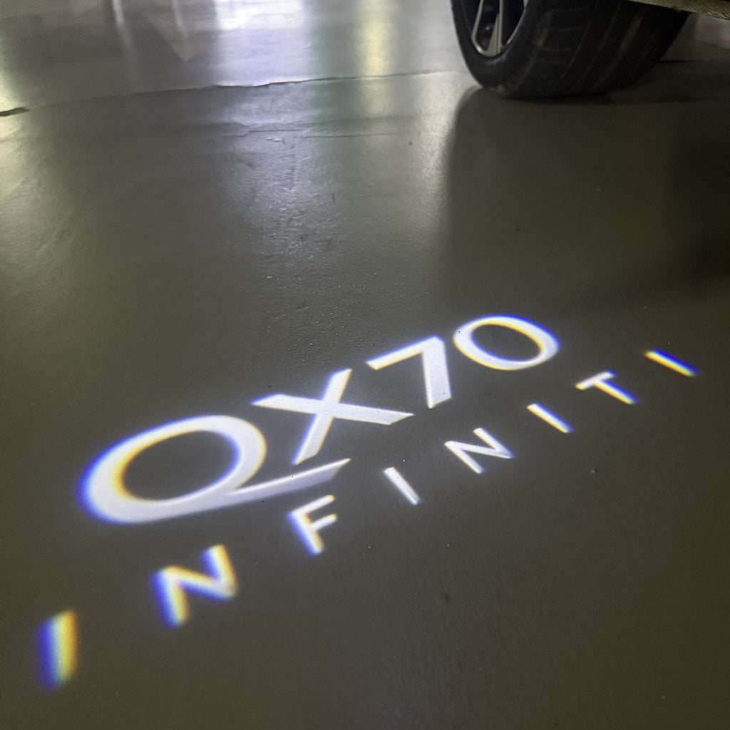 INFINTI QX56 LOGO PROJECROTR LIGHTS Nr.74 (Menge 1 = 1 Sets/2 Türleuchten)