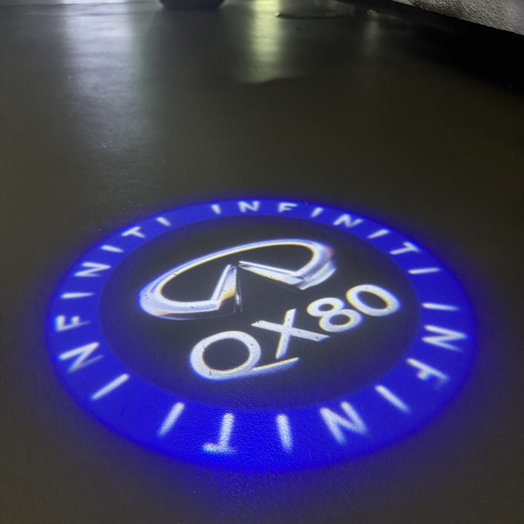 LUCI PROIETTORI LOGO INFINITI QX56 Nr.74 (quantità 1 = 1 set / 2 luci porta)