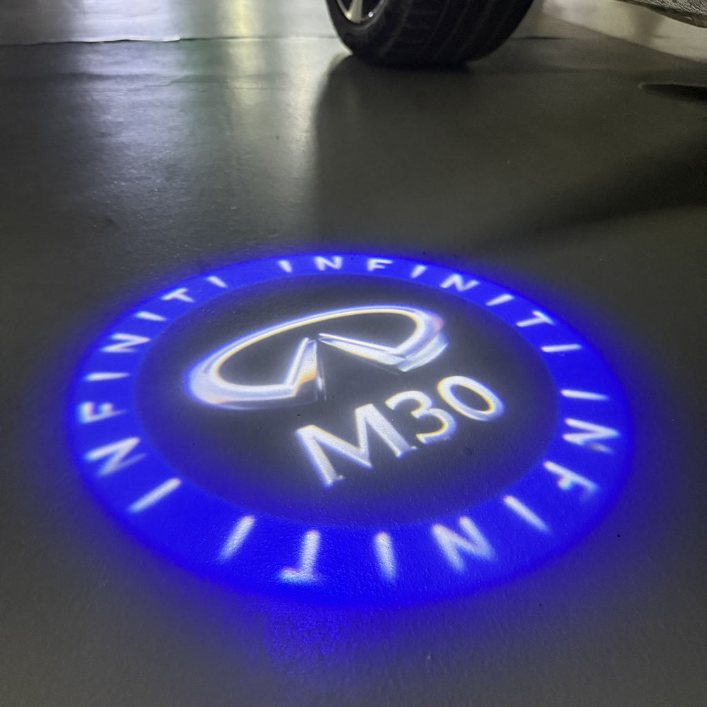 LUCI PROIETTORI LOGO INFINITI QX56 Nr.74 (quantità 1 = 1 set / 2 luci porta)