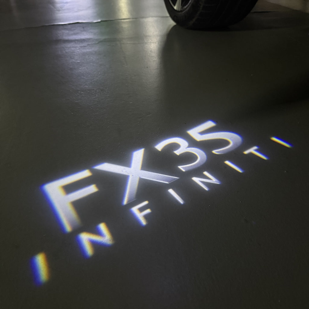 INFINITI  FX35 LOGO PROJECROTR LIGHTS  (quantity 1 = 1 sets/2 door lights)Nr.74A67