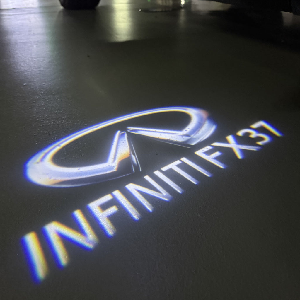 LUCI PROIETTORI LOGO INFINITI QX56 Nr.74 (quantità 1 = 1 set / 2 luci porta)