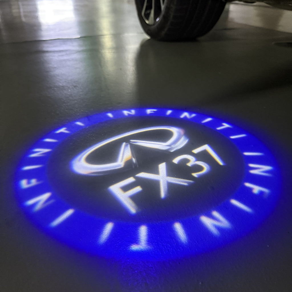 LUCI PROIETTORI LOGO INFINITI QX56 Nr.74 (quantità 1 = 1 set / 2 luci porta)