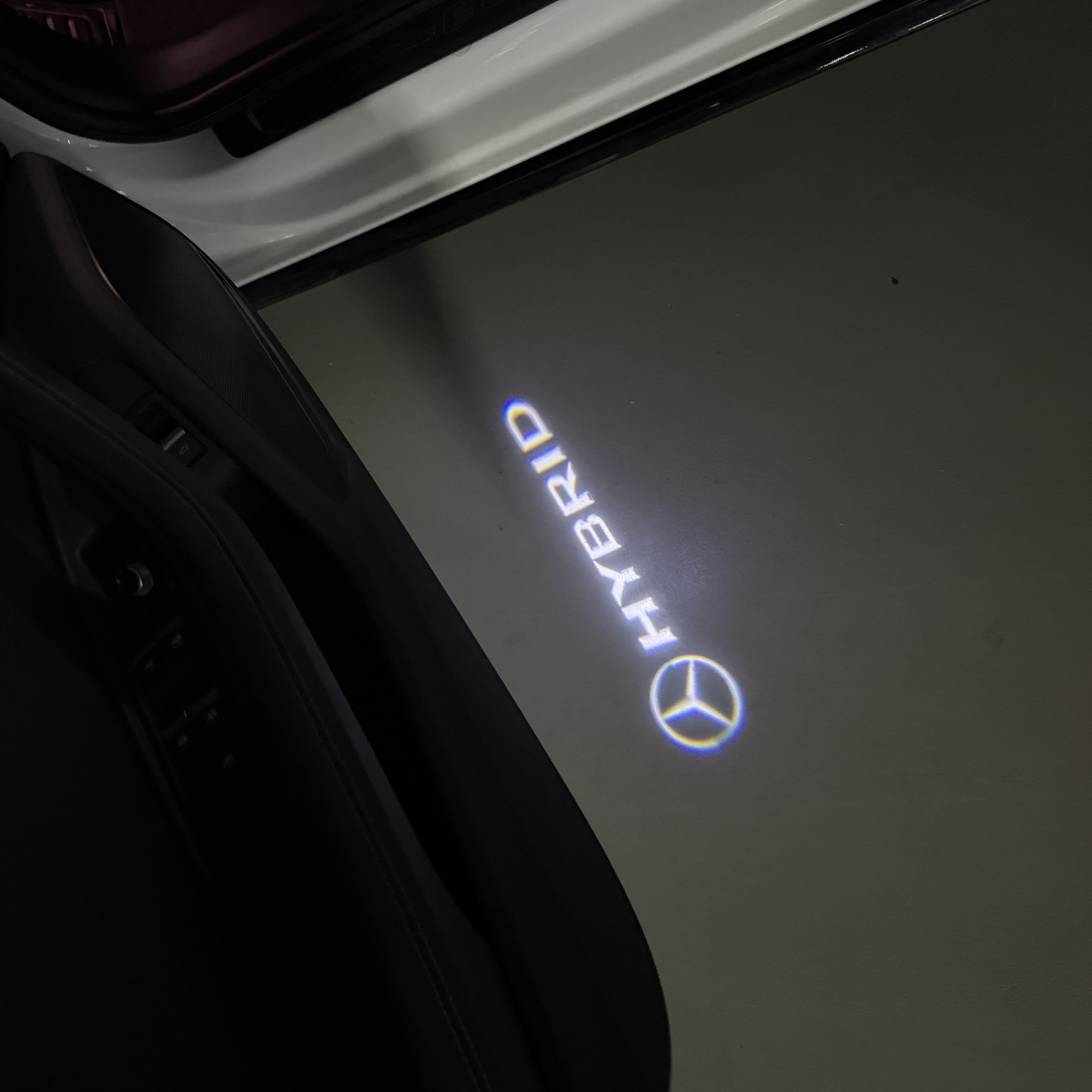 MERCEDES BENZ LOGO PROJECTOT LIGHTS Nr.03 (Menge 1 = 1 Sätze/2 Türleuchten)
