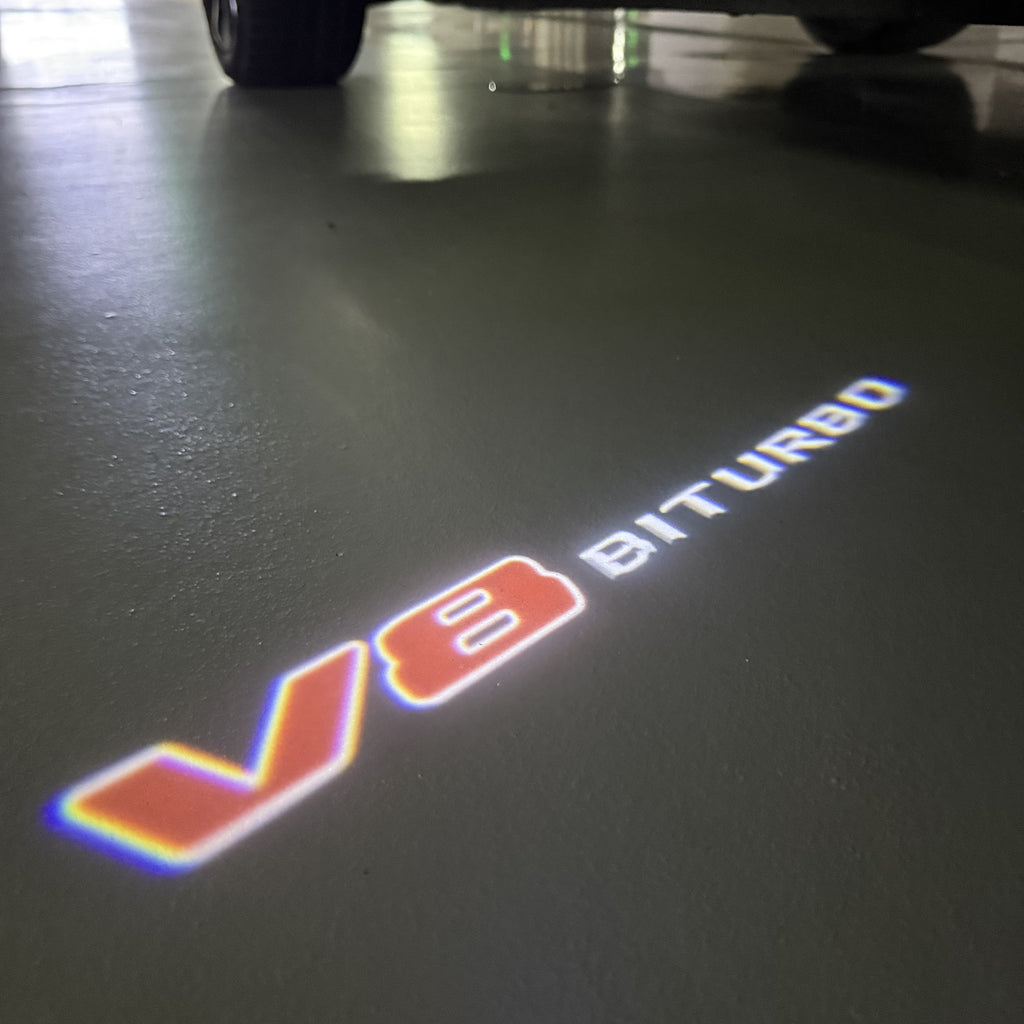 MERCEDES BENZ LOGO PROJECTOT LIGHTS Nr.03 (Menge 1 = 1 Sätze/2 Türleuchten)