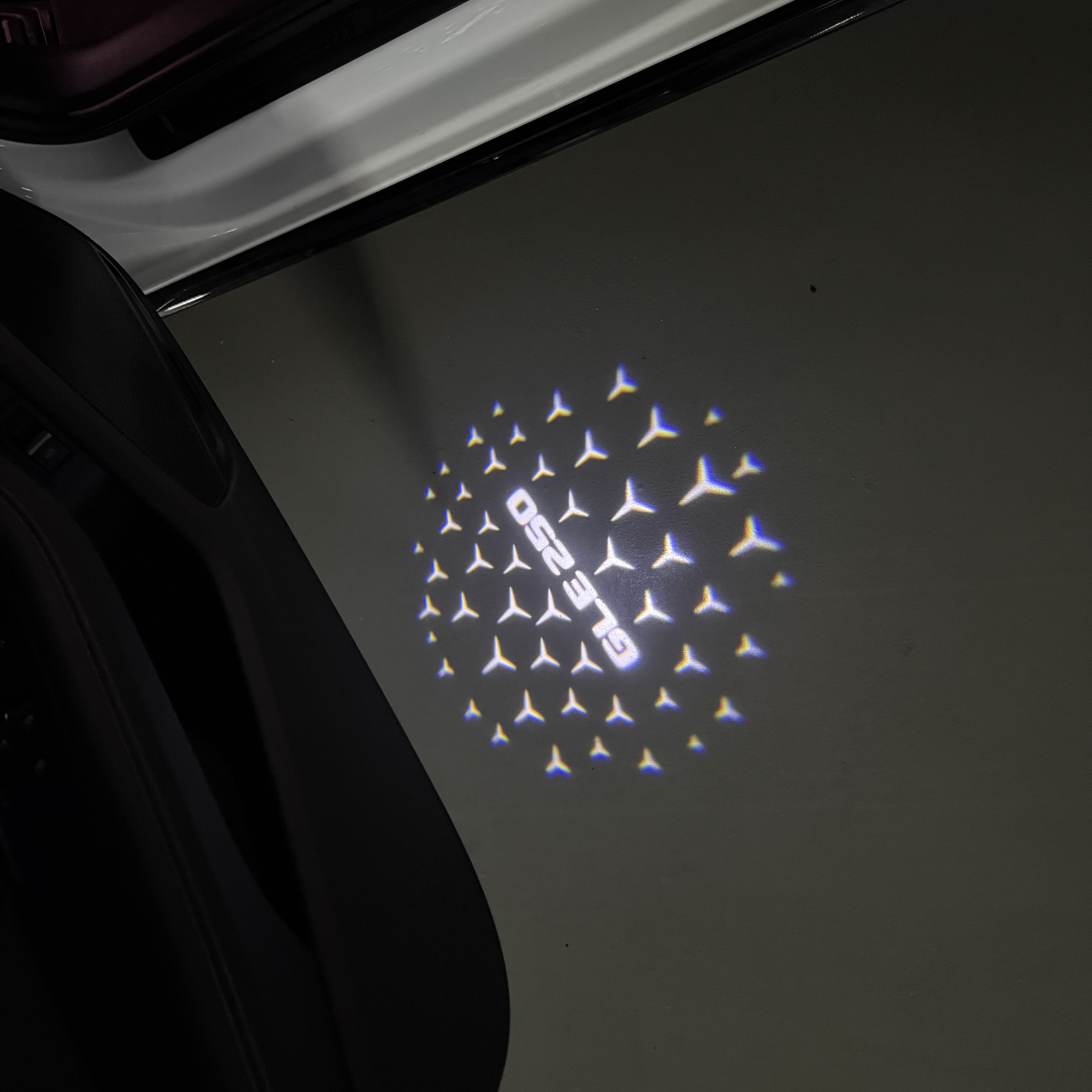 MERCEDES BENZ LOGO PROJECTOT LIGHTS Nr.03 (Menge 1 = 1 Sätze/2 Türleuchten)