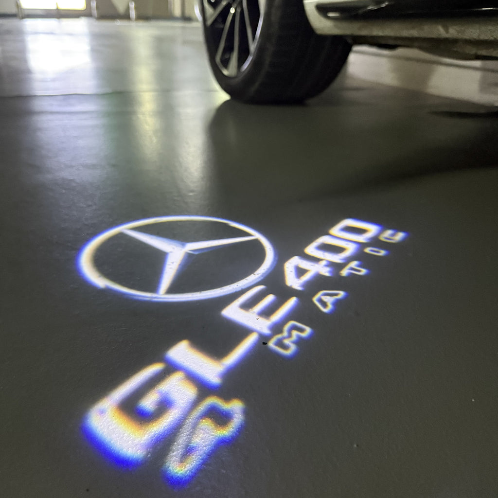 MERCEDES BENZ LOGO PROJECTOT LIGHTS Nr.03 (Menge 1 = 1 Sätze/2 Türleuchten)