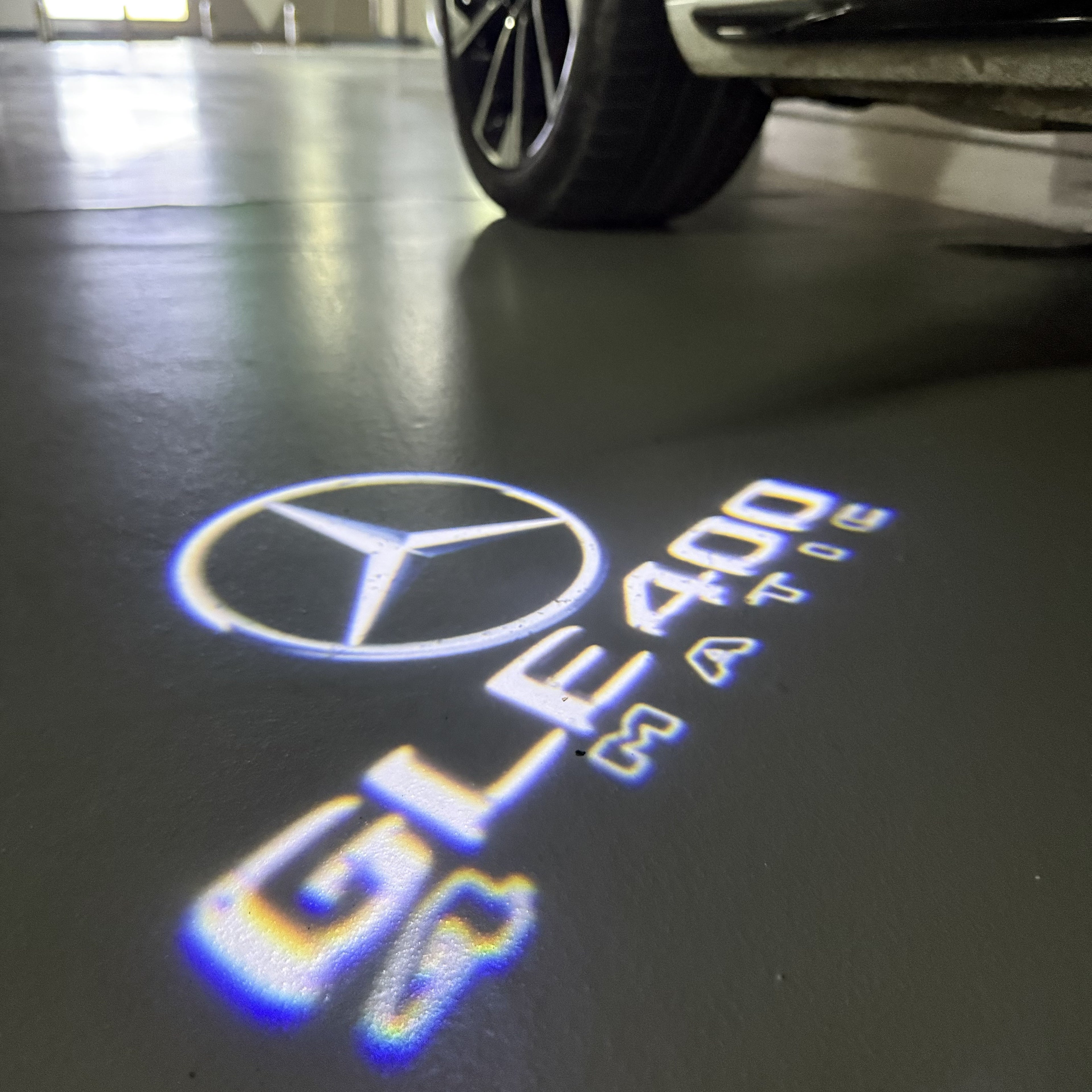 MERCEDES BENZ LOGO PROJECTOT LIGHTS Nr.03 (Menge 1 = 1 Sätze/2 Türleuchten)