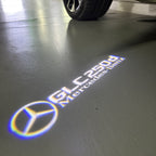 MERCEDES BENZ LOGO PROJECTOT LIGHTS Nr.03 (cantidad 1 = 1 juego/2 luces de puerta)