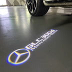 LUCI PROIETTORI LOGO MERCEDES BENZ Nr.03 (quantità 1 = 1 set / 2 luci porta)