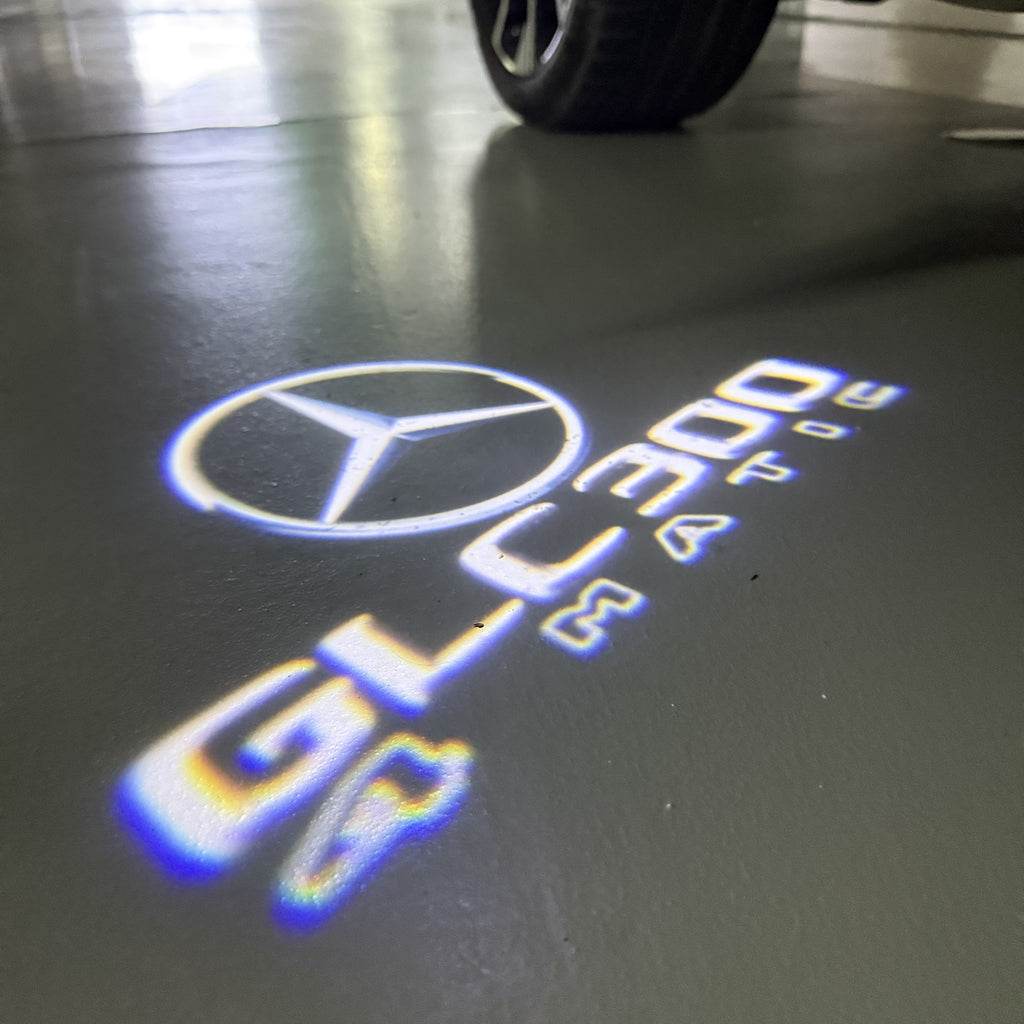 MERCEDES BENZ LOGO PROJECTOT LIGHTS Nr.03 (Menge 1 = 1 Sätze/2 Türleuchten)