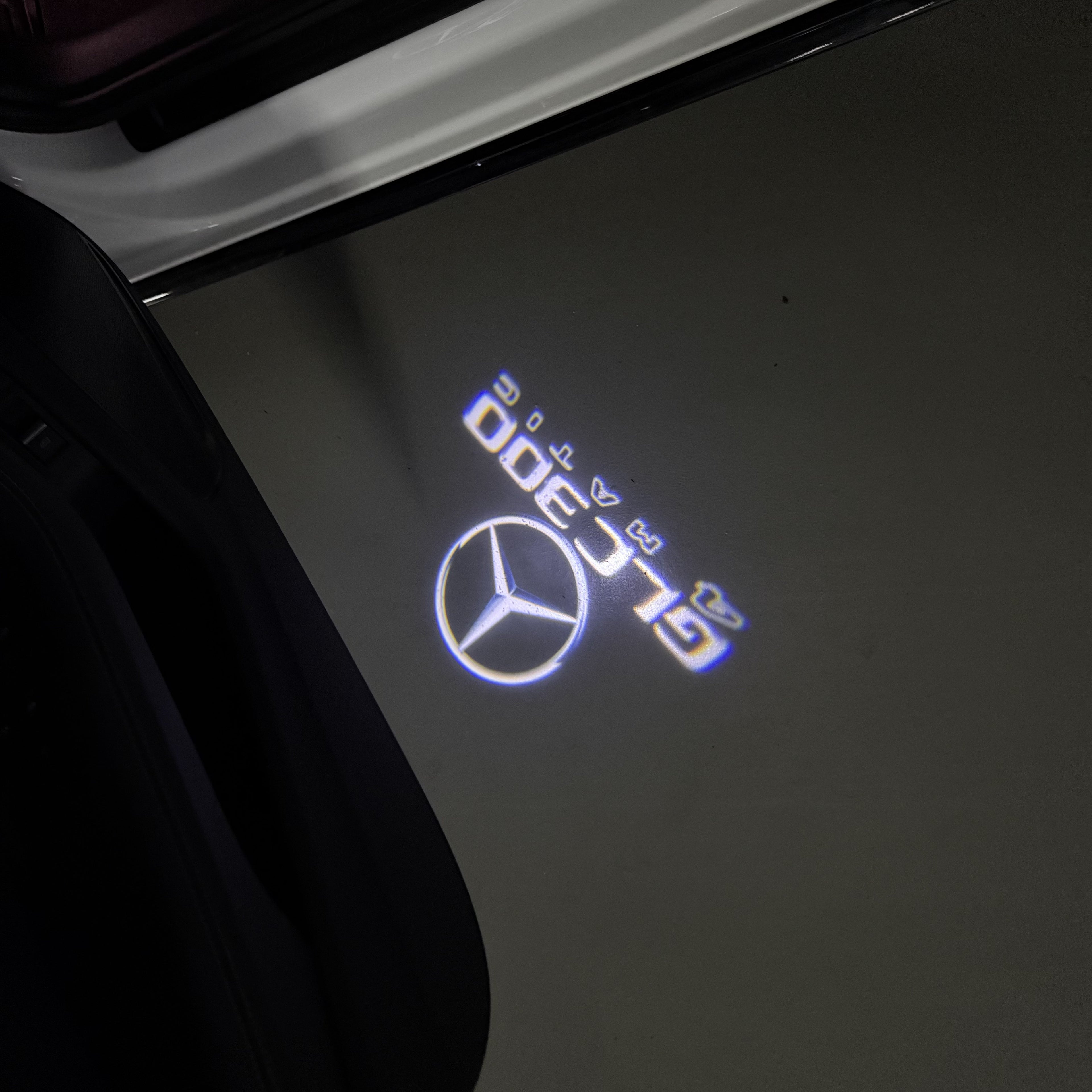 MERCEDES BENZ LOGO PROJECTOT LIGHTS Nr.03 (Menge 1 = 1 Sätze/2 Türleuchten)
