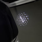 أضواء بروجكتور شعار MERCEDES BENZ رقم 03 (الكمية 1 = 1 مجموعة / 2 أضواء باب)