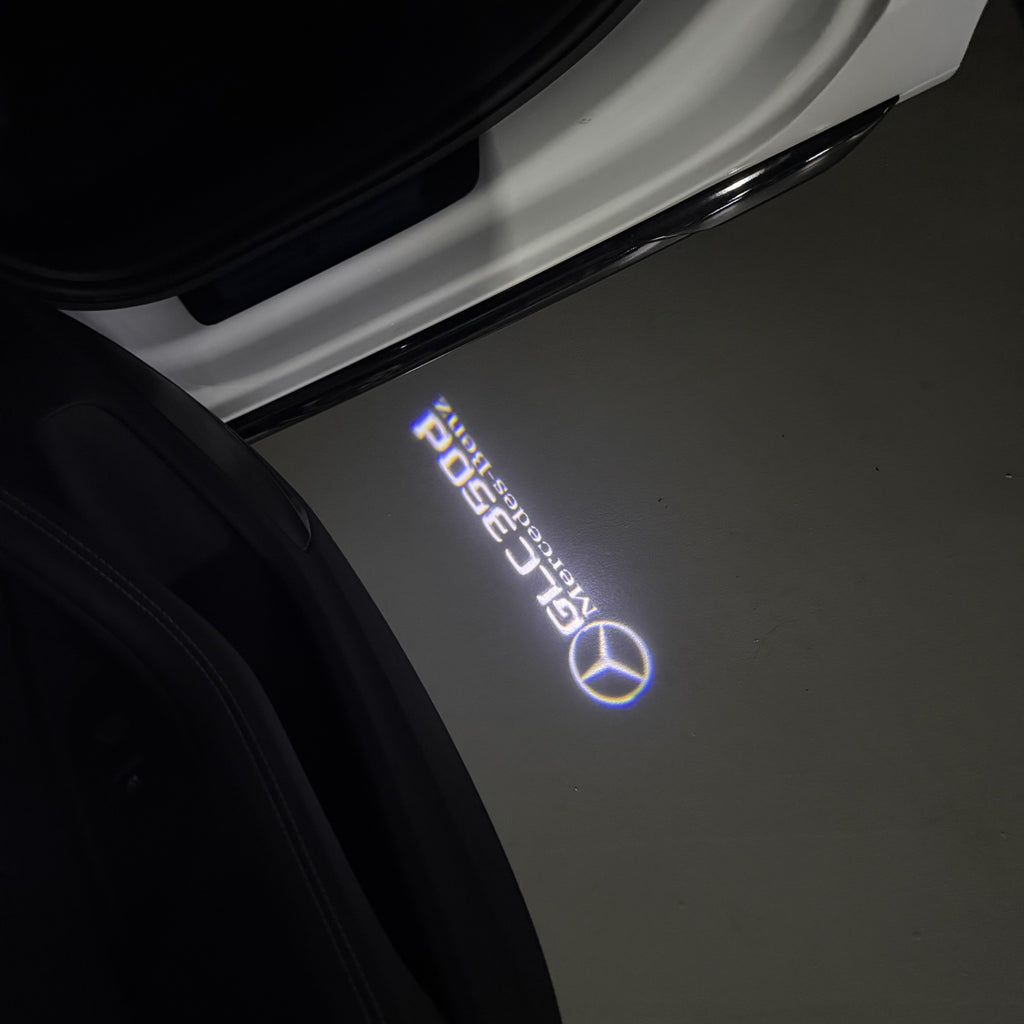 MERCEDES BENZ LOGO PROJECTOT LIGHTS Nr.03 (Menge 1 = 1 Sätze/2 Türleuchten)