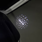 أضواء بروجكتور شعار MERCEDES BENZ رقم 03 (الكمية 1 = 1 مجموعة / 2 أضواء باب)