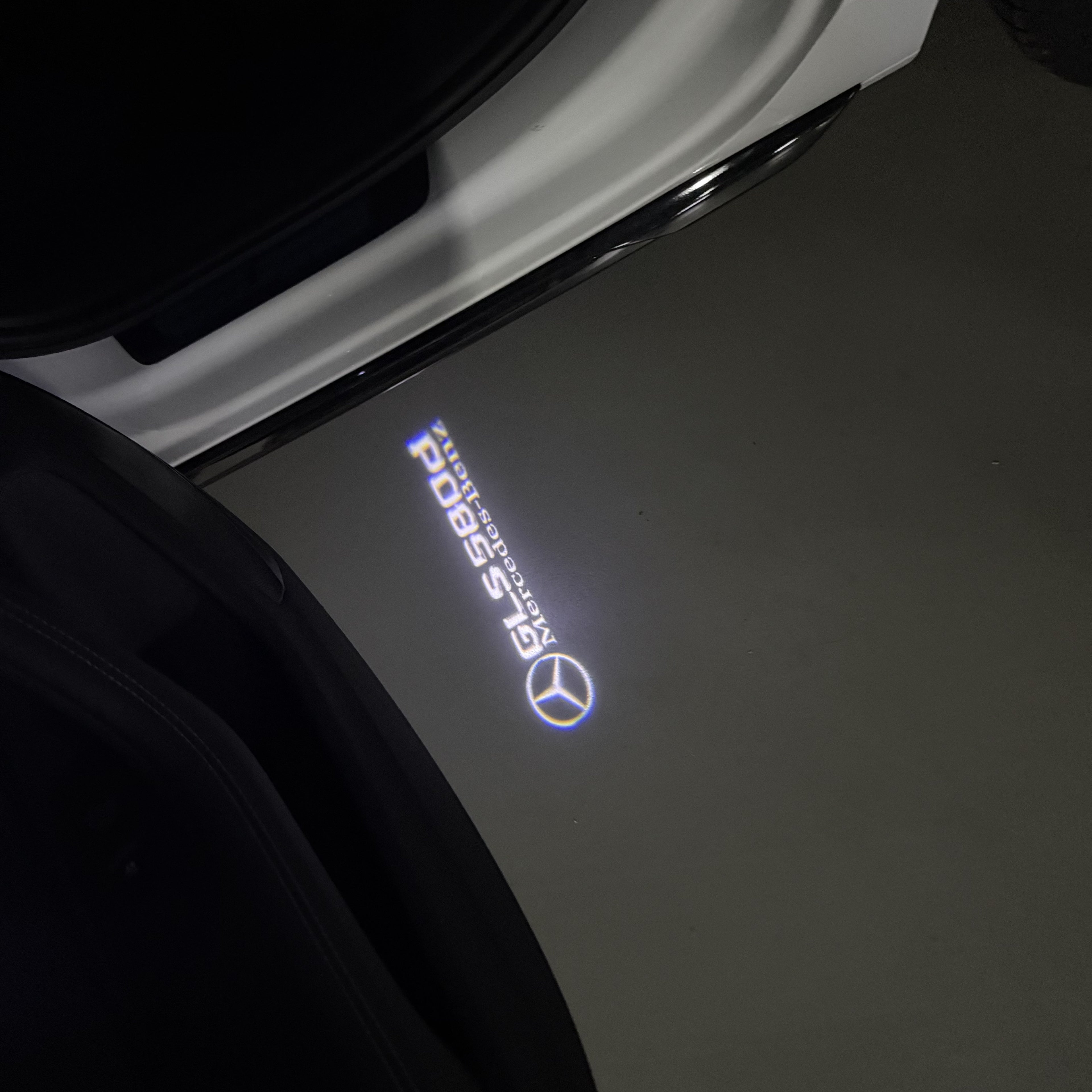 MERCEDES BENZ LOGO PROJECTOT LIGHTS Nr.03 (Menge 1 = 1 Sätze/2 Türleuchten)