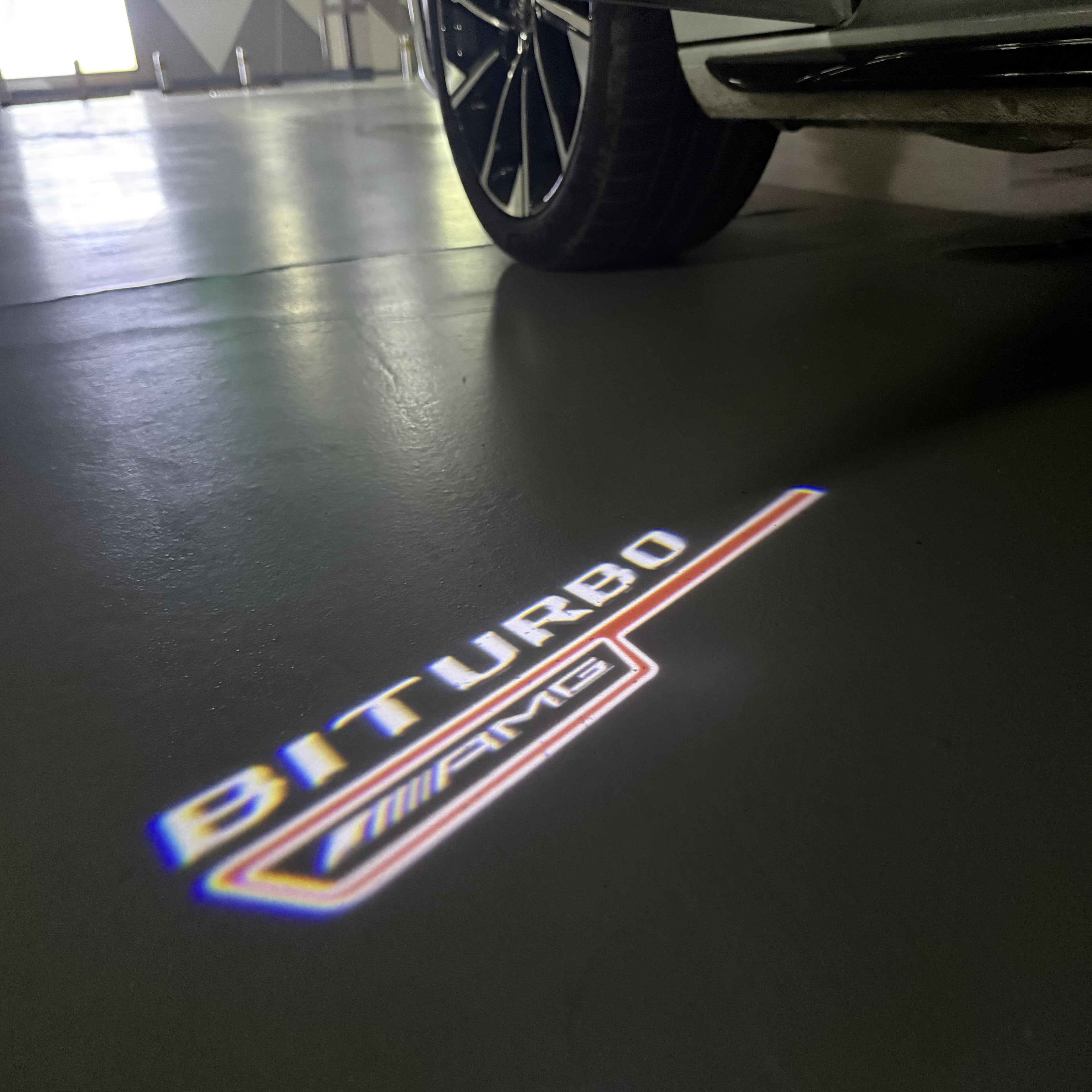 MERCEDES BENZ LOGO PROJECTOT LIGHTS Nr.03 (Menge 1 = 1 Sätze/2 Türleuchten)