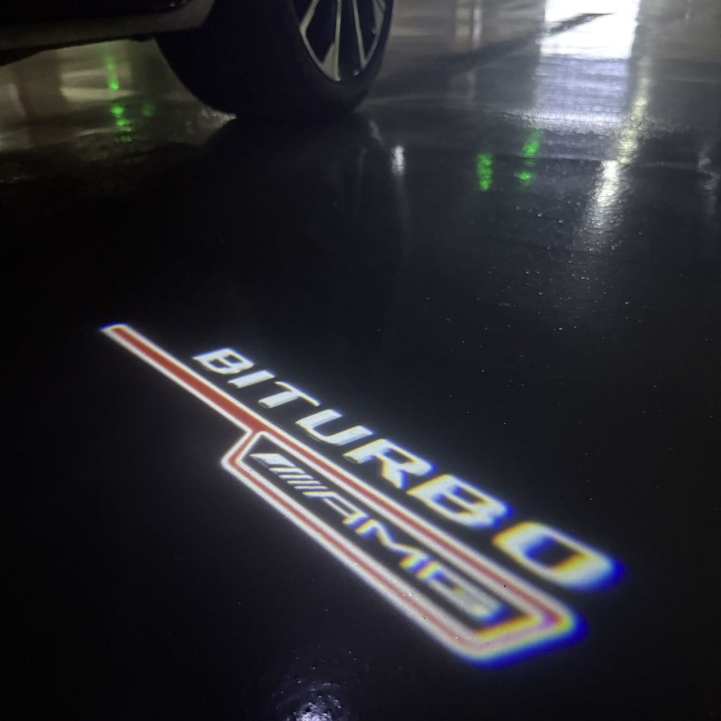 MERCEDES BENZ LOGO PROJECTOT LIGHTS Nr.03 (Menge 1 = 1 Sätze/2 Türleuchten)
