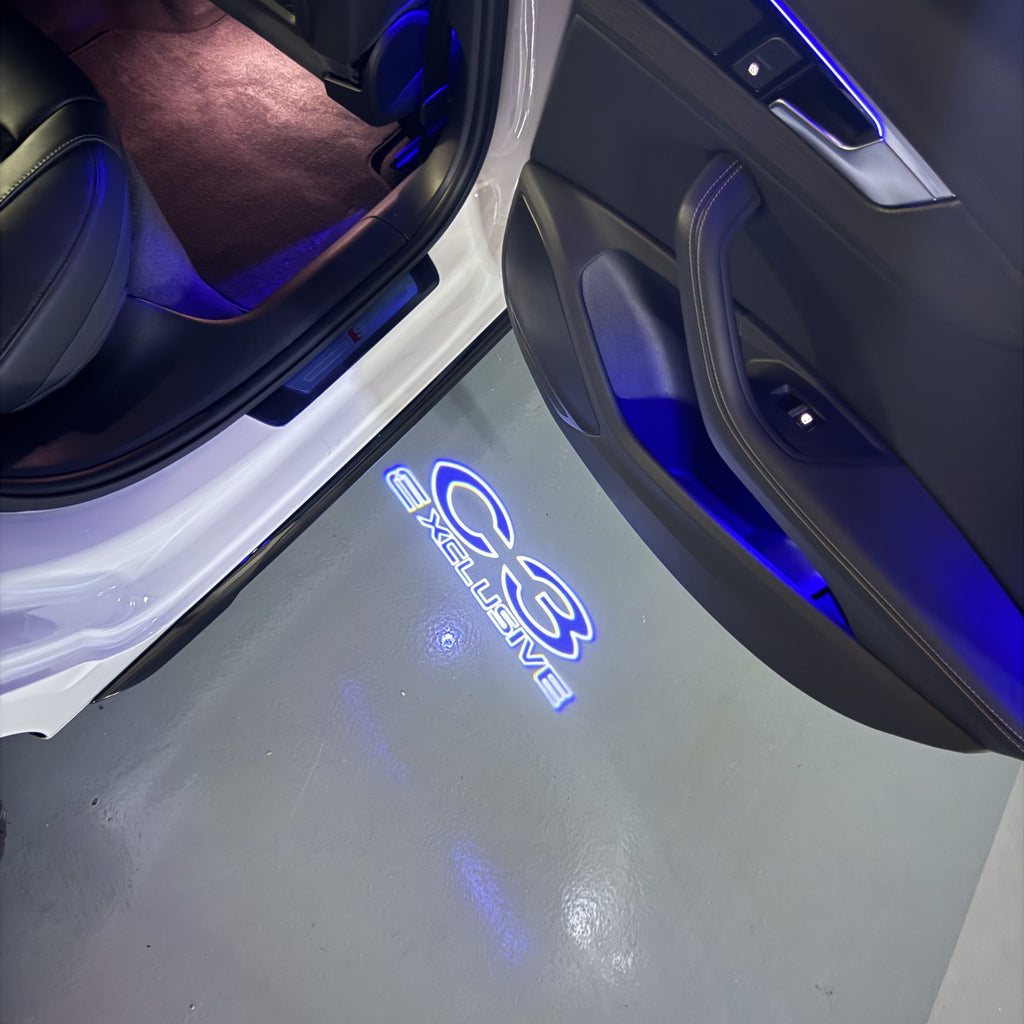 CITROËN C3 EXCLUSIVE  LOGO PROJECTOT LIGHTS (quantity 1 = 1 sets/2 door lights) Nr.6024q0t0127