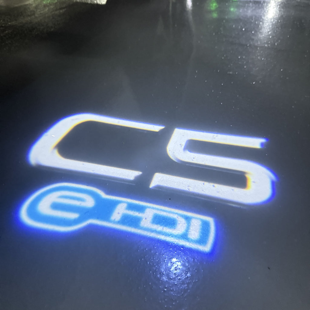 CITROËN C5 E HDI   LOGO PROJECTOT LIGHTS (quantity 1 = 1 sets/2 door lights) Nr.6024q0t0128