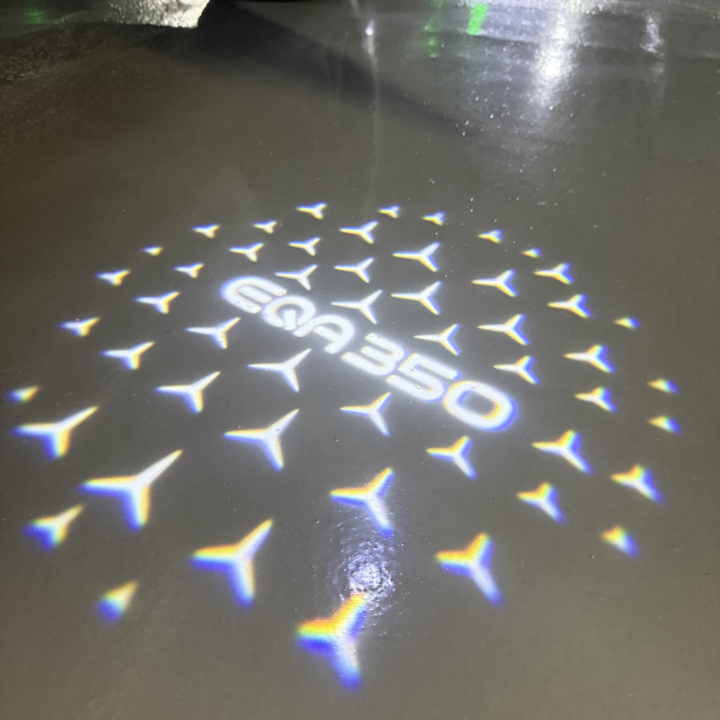 MERCEDES BENZ LOGO PROJECTOT LIGHTS Nr.03 (cantidad 1 = 1 juego/2 luces de puerta)