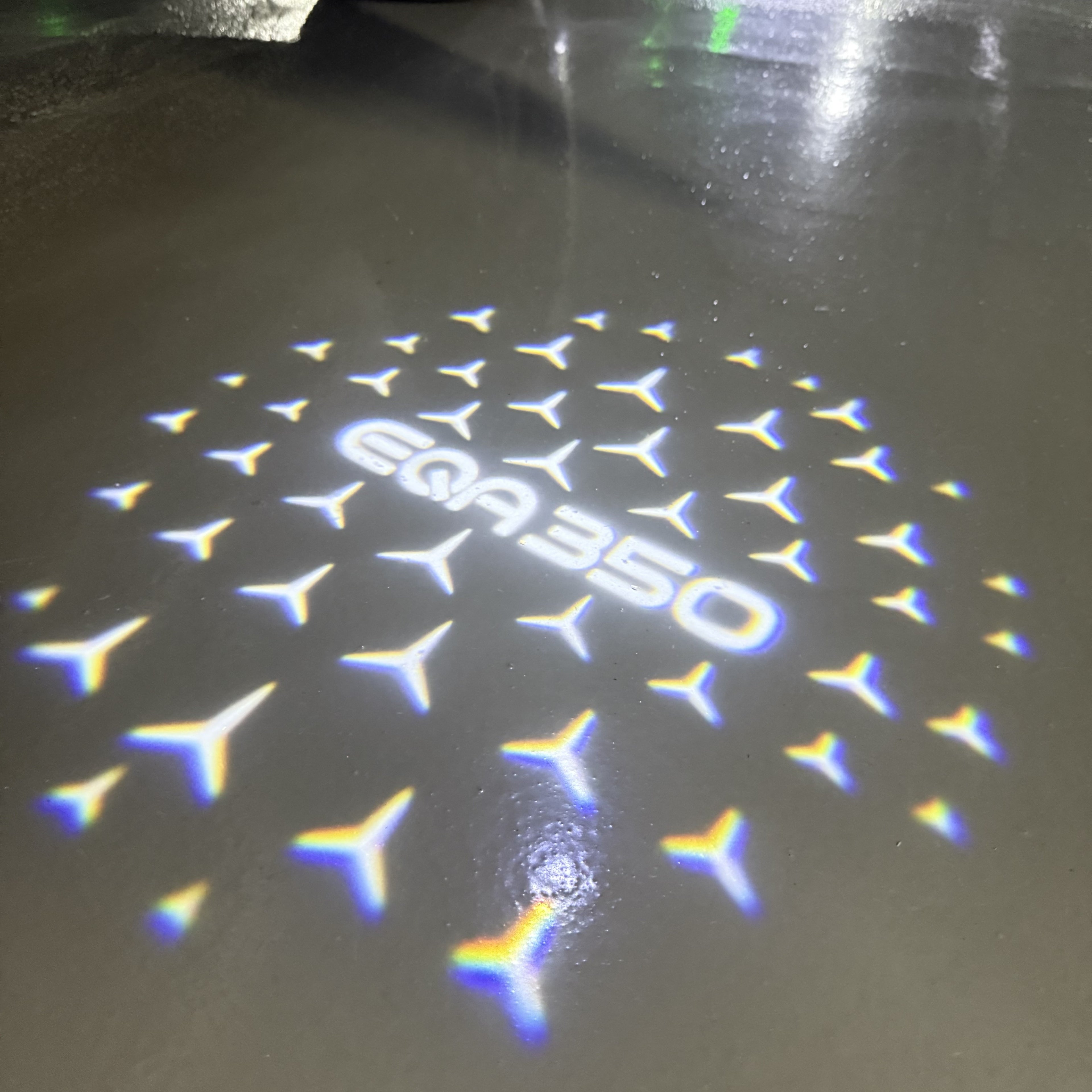 MERCEDES BENZ LOGO PROJECTOT LIGHTS Nr.03 (cantidad 1 = 1 juego/2 luces de puerta)