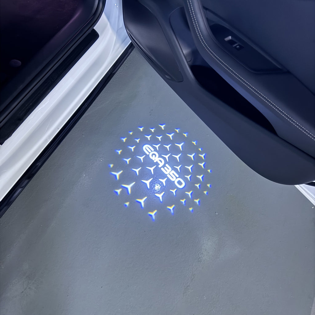 MERCEDES BENZ LOGO PROJECTOT LIGHTS Nr.03 (cantidad 1 = 1 juego/2 luces de puerta)
