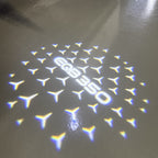 MERCEDES BENZ LOGO PROJECTOT LIGHTS Nr.03 (cantidad 1 = 1 juego/2 luces de puerta)