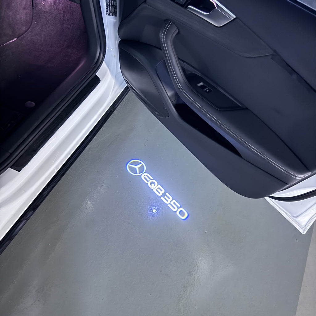 MERCEDES BENZ LOGO PROJECTOT LIGHTS Nr.03 (cantidad 1 = 1 juego/2 luces de puerta)