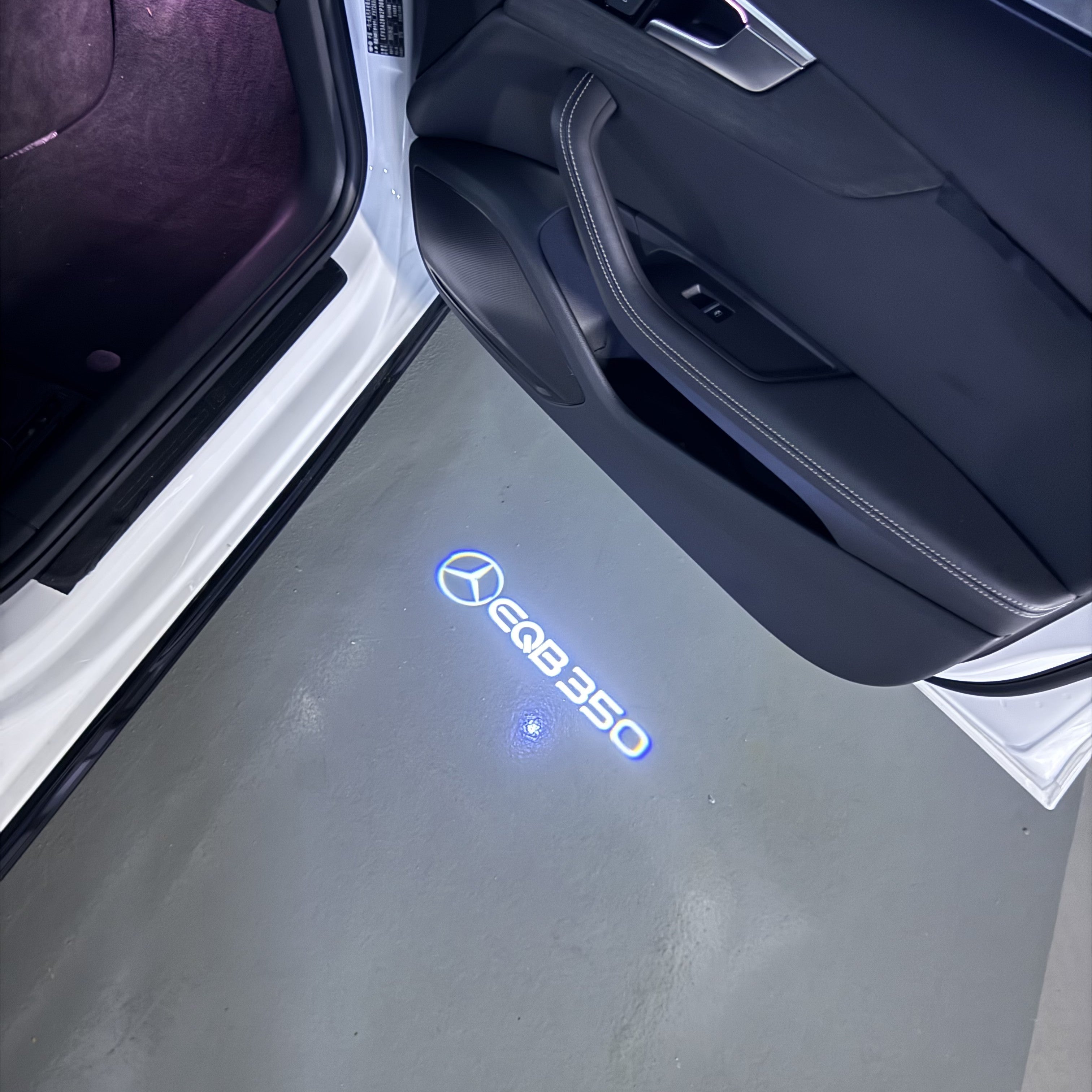 MERCEDES BENZ LOGO PROJECTOT LIGHTS Nr.03 (cantidad 1 = 1 juego/2 luces de puerta)