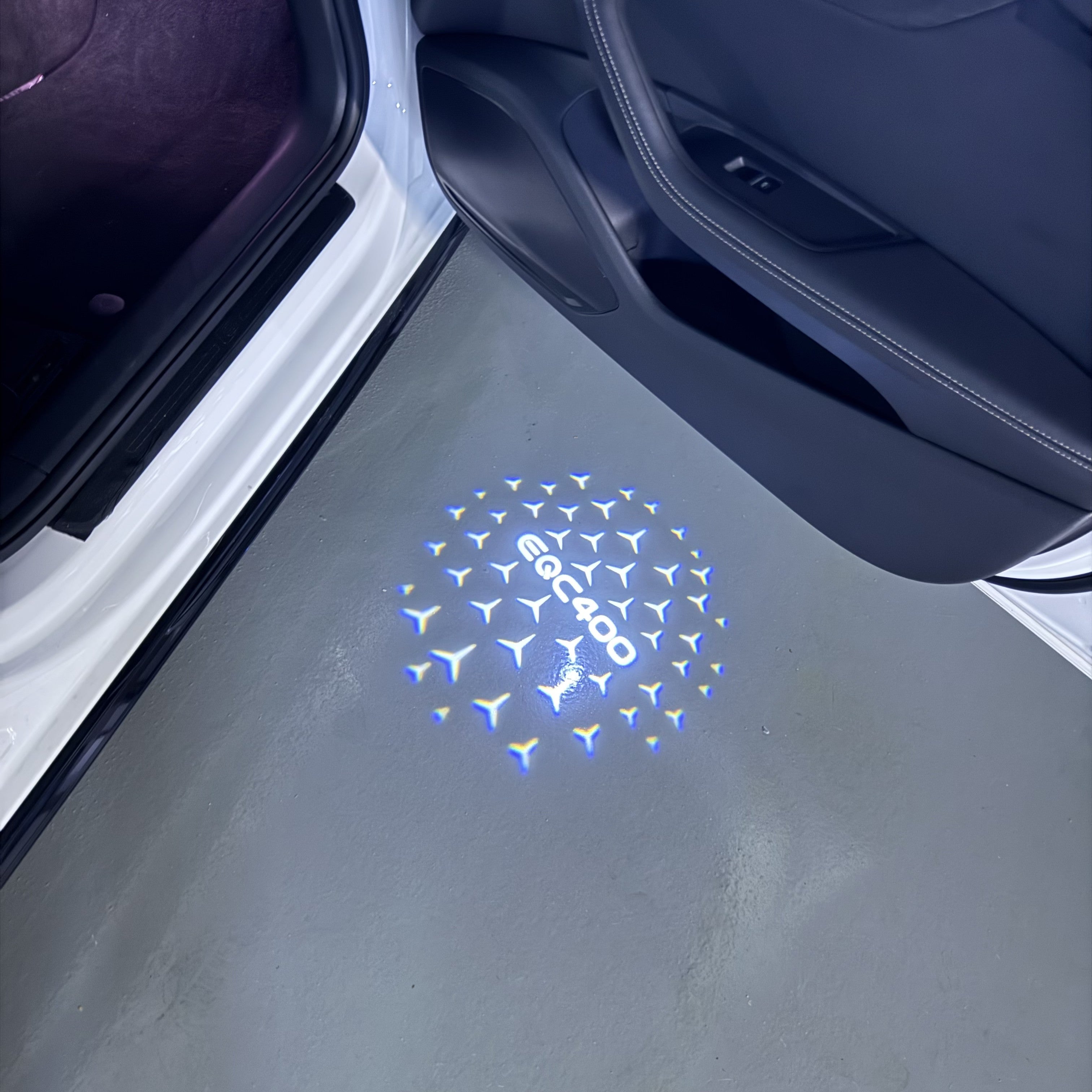 MERCEDES BENZ LOGO PROJECTOT LIGHTS Nr.03 (cantidad 1 = 1 juego/2 luces de puerta)