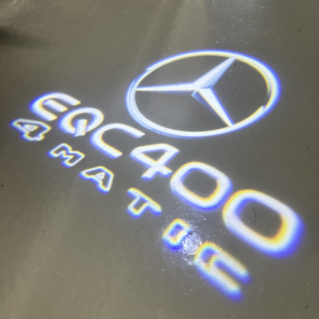 أضواء بروجكتور شعار MERCEDES BENZ رقم 03 (الكمية 1 = 1 مجموعة / 2 أضواء باب)