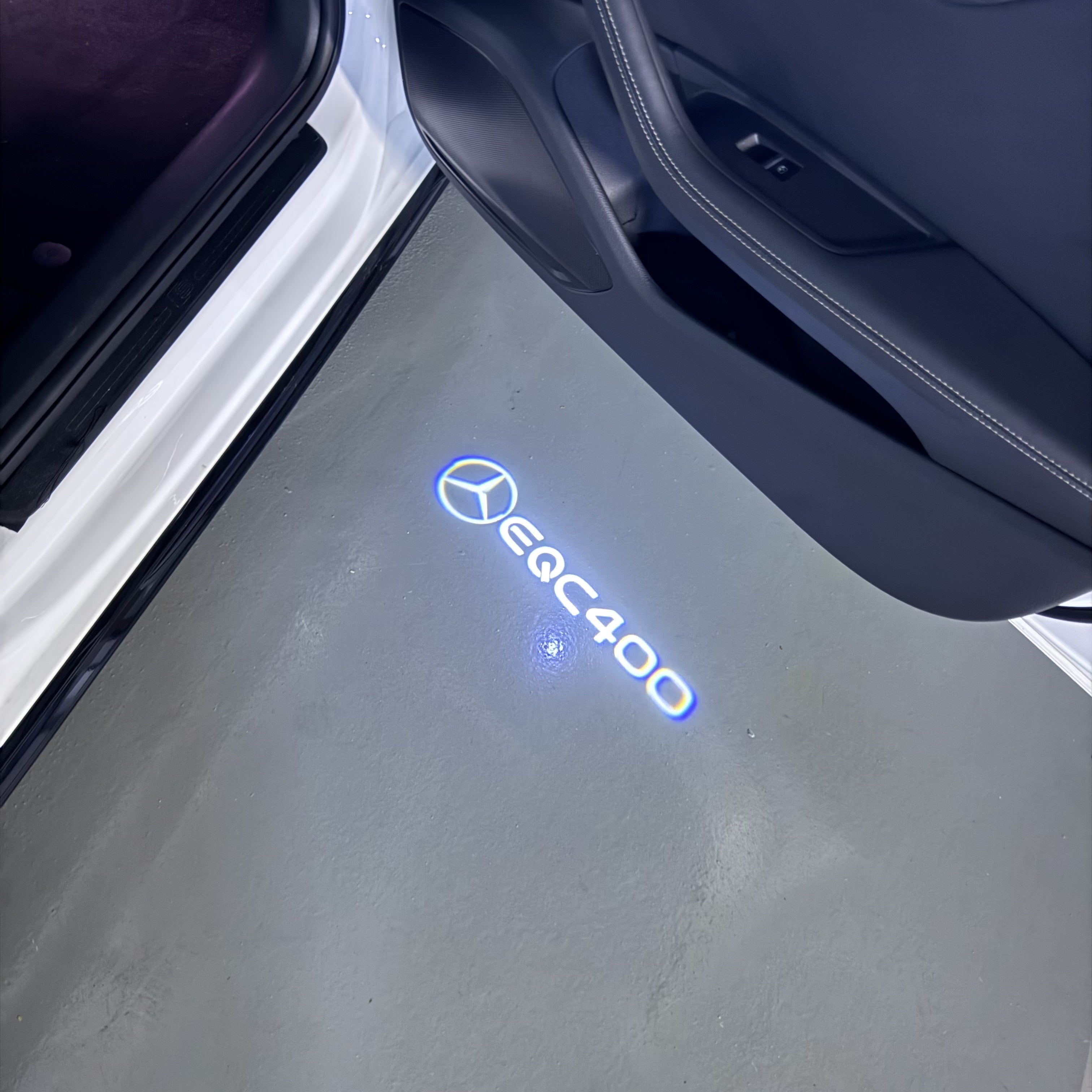 MERCEDES BENZ LOGO PROJECTOT LIGHTS Nr.03 (cantidad 1 = 1 juego/2 luces de puerta)