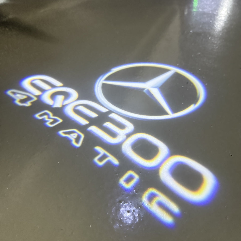 أضواء بروجكتور شعار MERCEDES BENZ رقم 03 (الكمية 1 = 1 مجموعة / 2 أضواء باب)