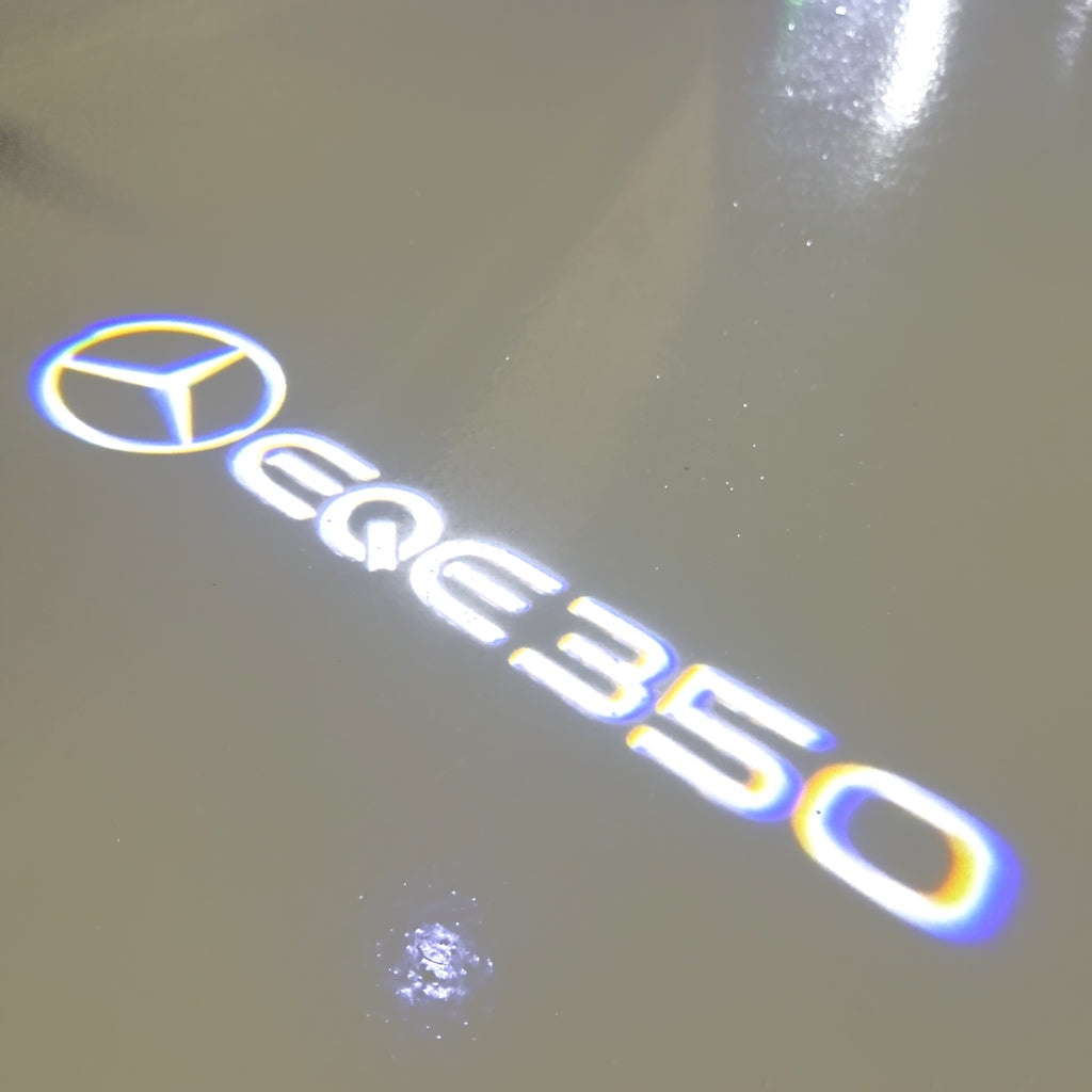 أضواء بروجكتور شعار MERCEDES BENZ رقم 03 (الكمية 1 = 1 مجموعة / 2 أضواء باب)