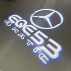 أضواء بروجكتور شعار MERCEDES BENZ رقم 03 (الكمية 1 = 1 مجموعة / 2 أضواء باب)