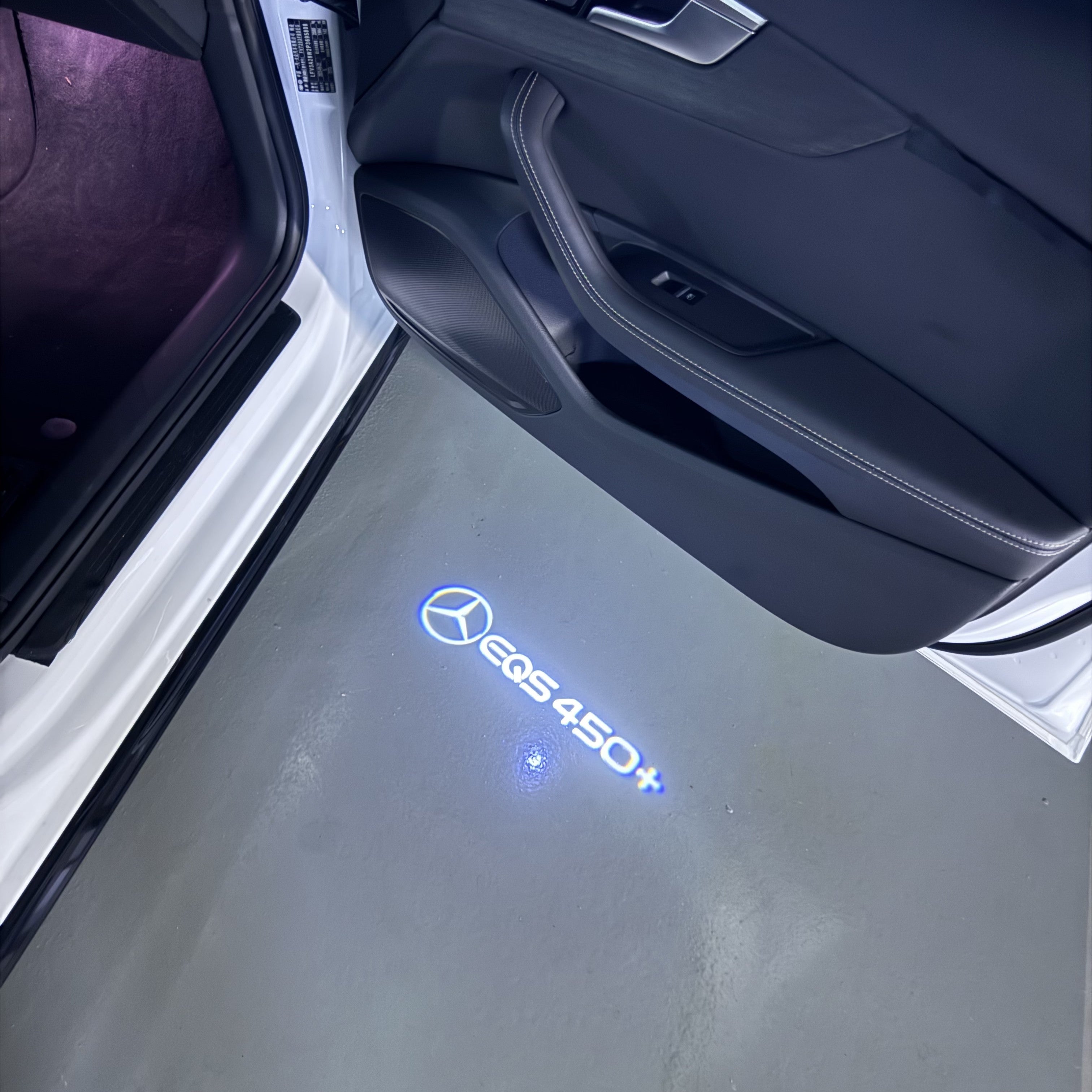 أضواء بروجكتور شعار MERCEDES BENZ رقم 03 (الكمية 1 = 1 مجموعة / 2 أضواء باب)
