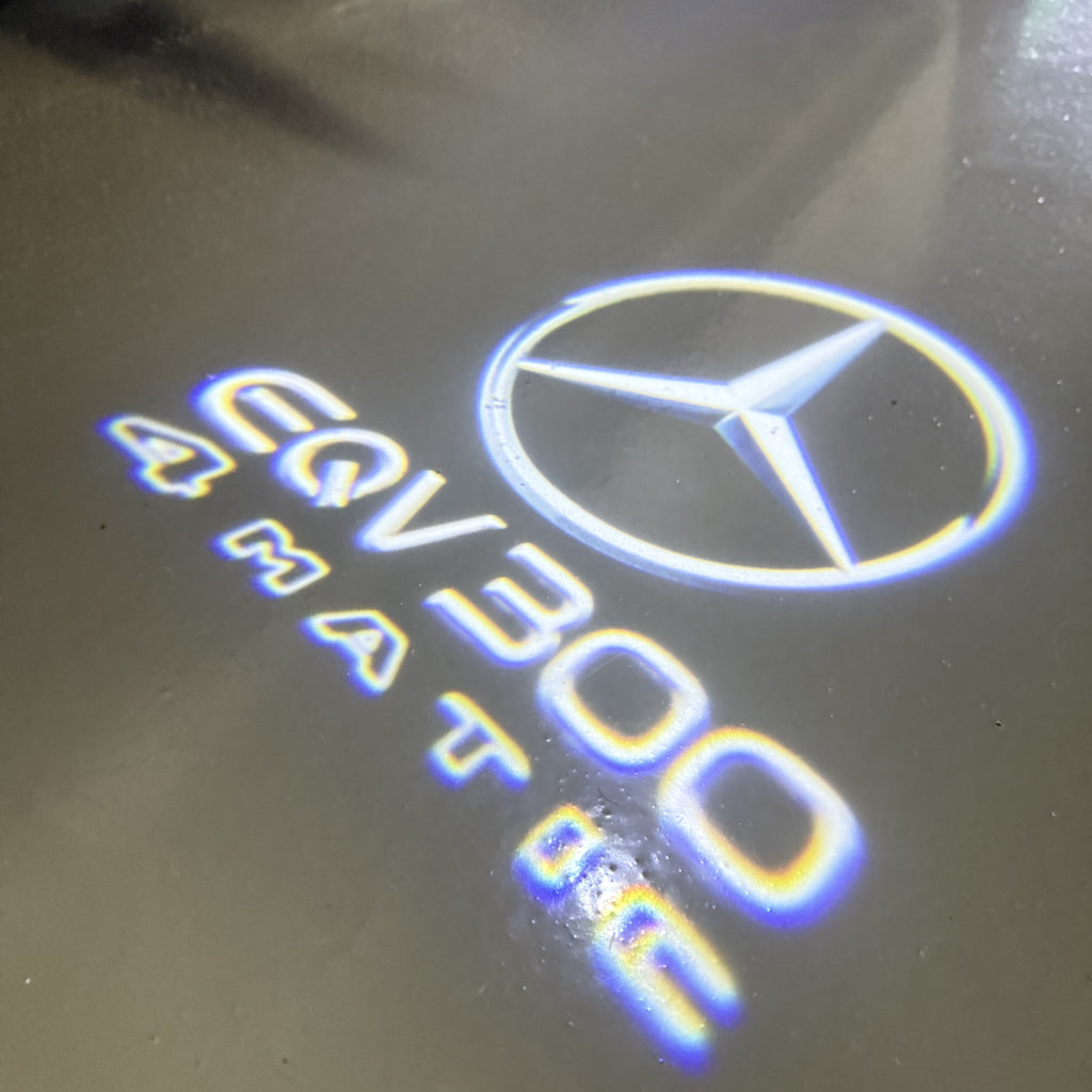 MERCEDES BENZ EQV 300 LOGO PROJECTOT LIGHTS  (quantity 1 = 1 sets/2 door lights)Nr.03f020