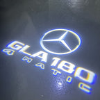 أضواء بروجكتور شعار MERCEDES BENZ رقم 03 (الكمية 1 = 1 مجموعة / 2 أضواء باب)