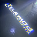 أضواء بروجكتور شعار MERCEDES BENZ رقم 03 (الكمية 1 = 1 مجموعة / 2 أضواء باب)