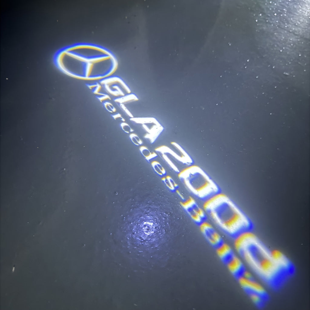 MERCEDES BENZ LOGO PROJECTOT LIGHTS Nr.03 (Menge 1 = 1 Sätze/2 Türleuchten)
