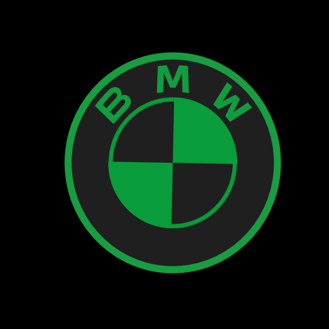 BMW M3 LOGO PROJECTOR LIGHTS Nr.24 (الكمية 1 = 1 مجموعة / 2 أضواء باب)
