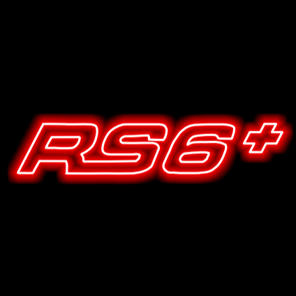 AUDI RS6+ LOGO Projector LED  (quantity 1 = 2 Logo Chips & 2 door Projectors LED ）Nr.audi01003