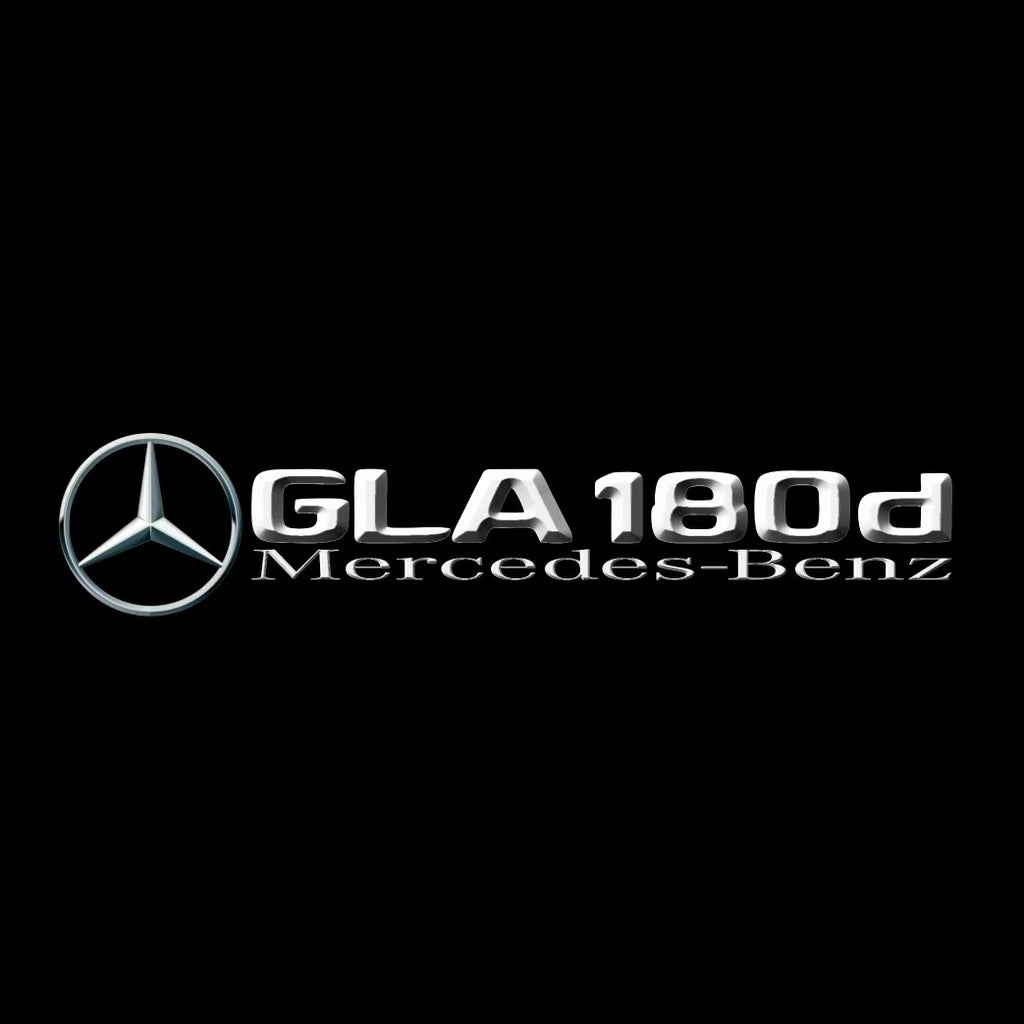 أضواء بروجكتور شعار MERCEDES BENZ رقم 03 (الكمية 1 = 1 مجموعة / 2 أضواء باب)