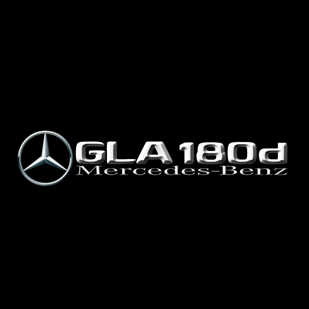 أضواء بروجكتور شعار MERCEDES BENZ رقم 03 (الكمية 1 = 1 مجموعة / 2 أضواء باب)