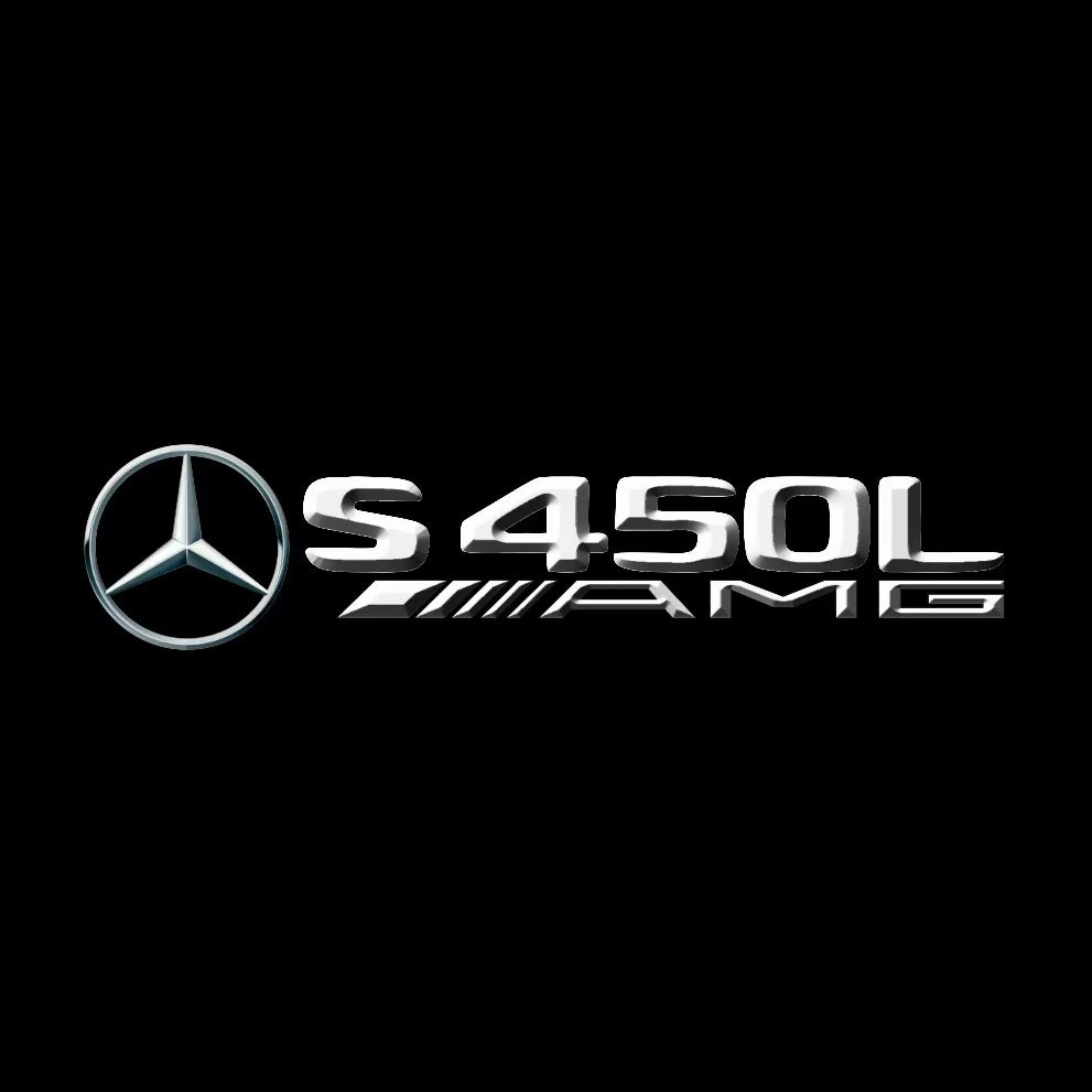 أضواء بروجكتور شعار MERCEDES BENZ رقم 03 (الكمية 1 = 1 مجموعة / 2 أضواء باب)